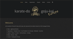 Desktop Screenshot of gojukai-europe.org